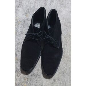 Tod's Men's Black Lace Up Suede Desert Chuckka Boots Size 11 - 1/2